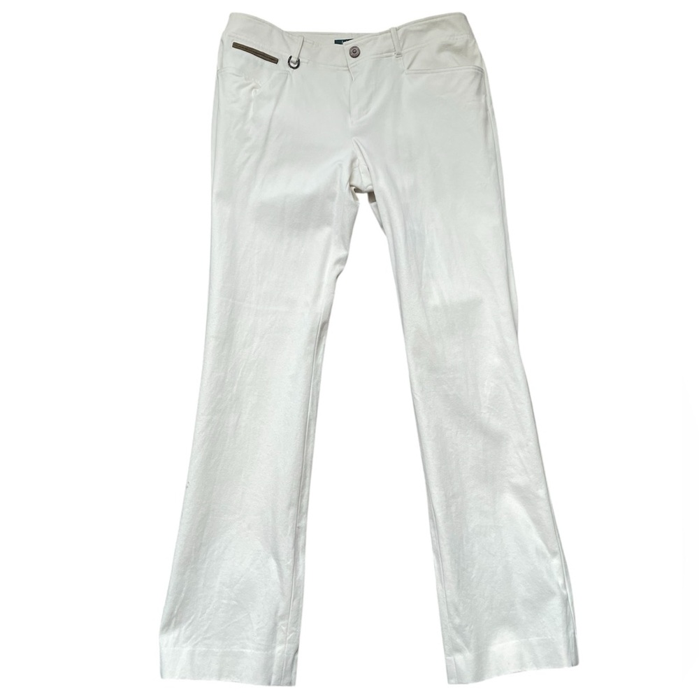 Lauren Ralph Lauren Cream Straight Leg Jeans size 8